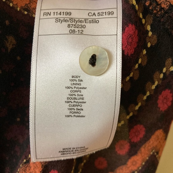 QUIKSILVER - XS Sheer Button Down Blouse - Picture 10 of 10